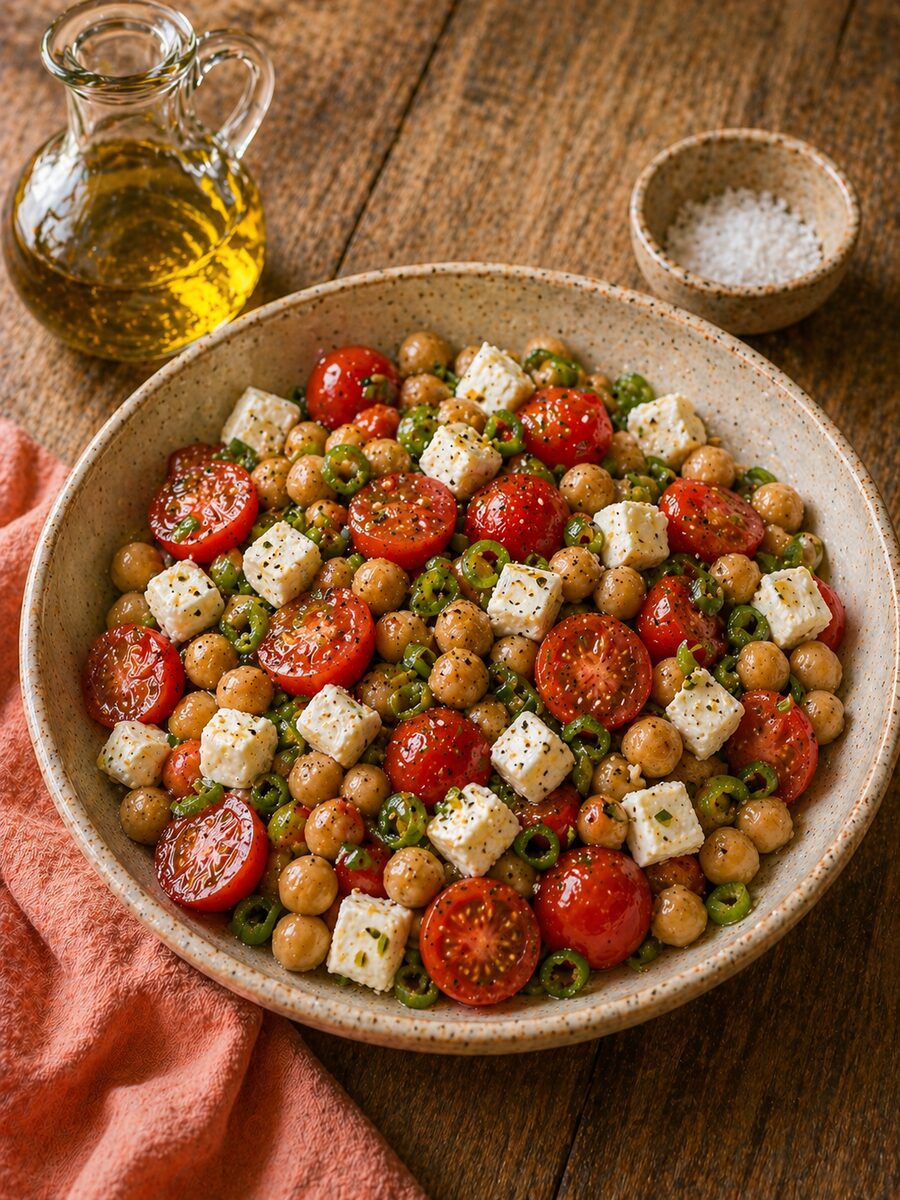 Chickpea & Cherry Tomato Salad